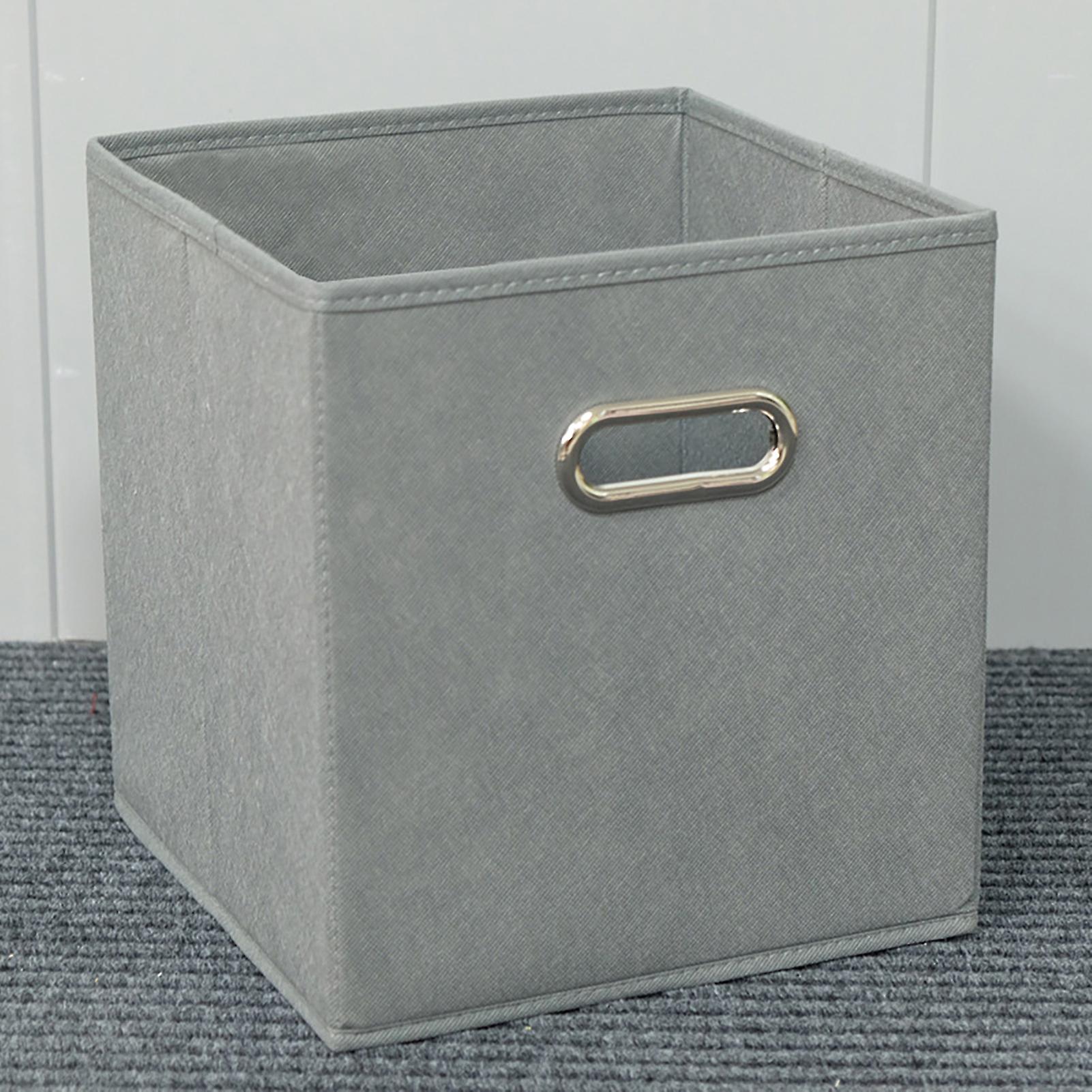Foldable Fabric Cube Storage Bins Easy To Assemble Foldable Design Drawer-type Storage Box