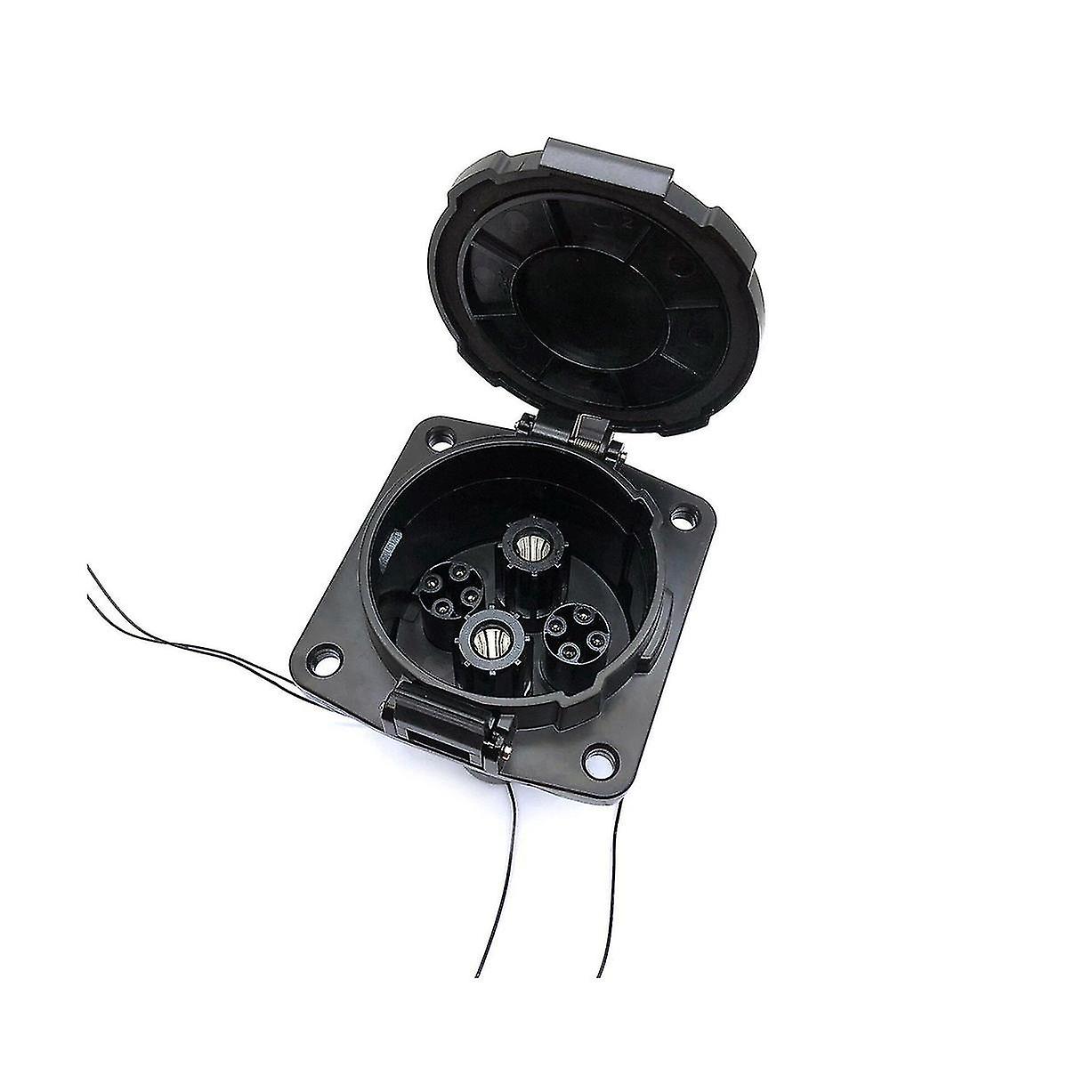 Ev Charger Connector Chademo Socket 200a Evse Chademo Inlet Socket For Japanese Electric Dc Adapter