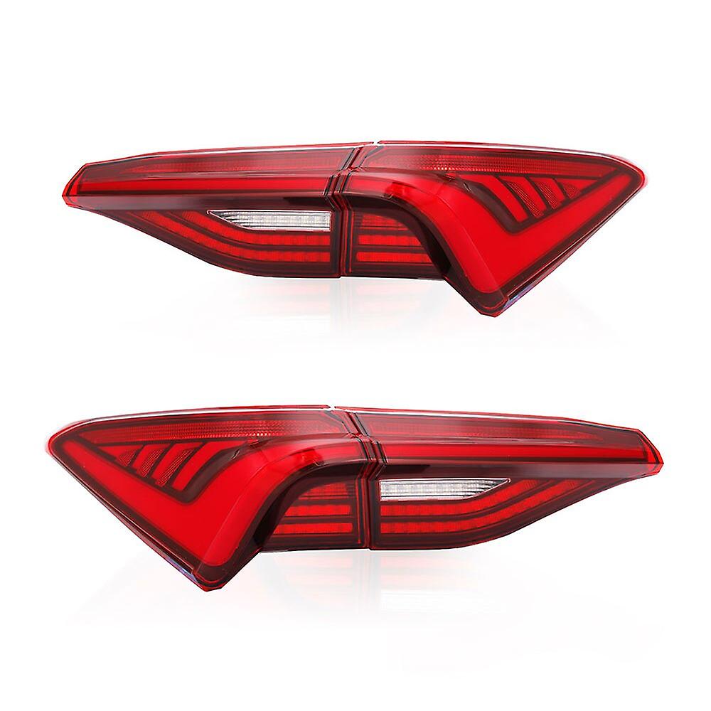 2Pcs Led Taillight For Toyota Corolla Se E210 Tail Lights Rear Lamp Drl + Dynamic Turn Signal + Reverse + Brake