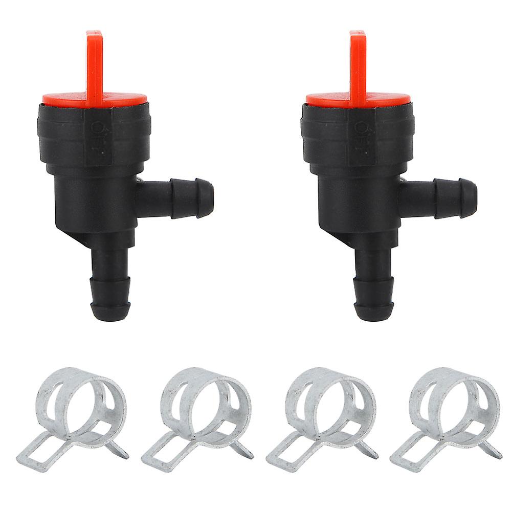 Fuel Shut Off Valve, 2Pcs 90 Degree Fuel Shut Off Valve Compatible with Briggs & Stratton 698181 494539 697944