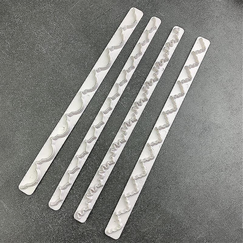 ケーキパンモールドウェーブシェイプスタイリングアロマティック石膏モールドウェーブシェイプケーキエッジモールド8セット