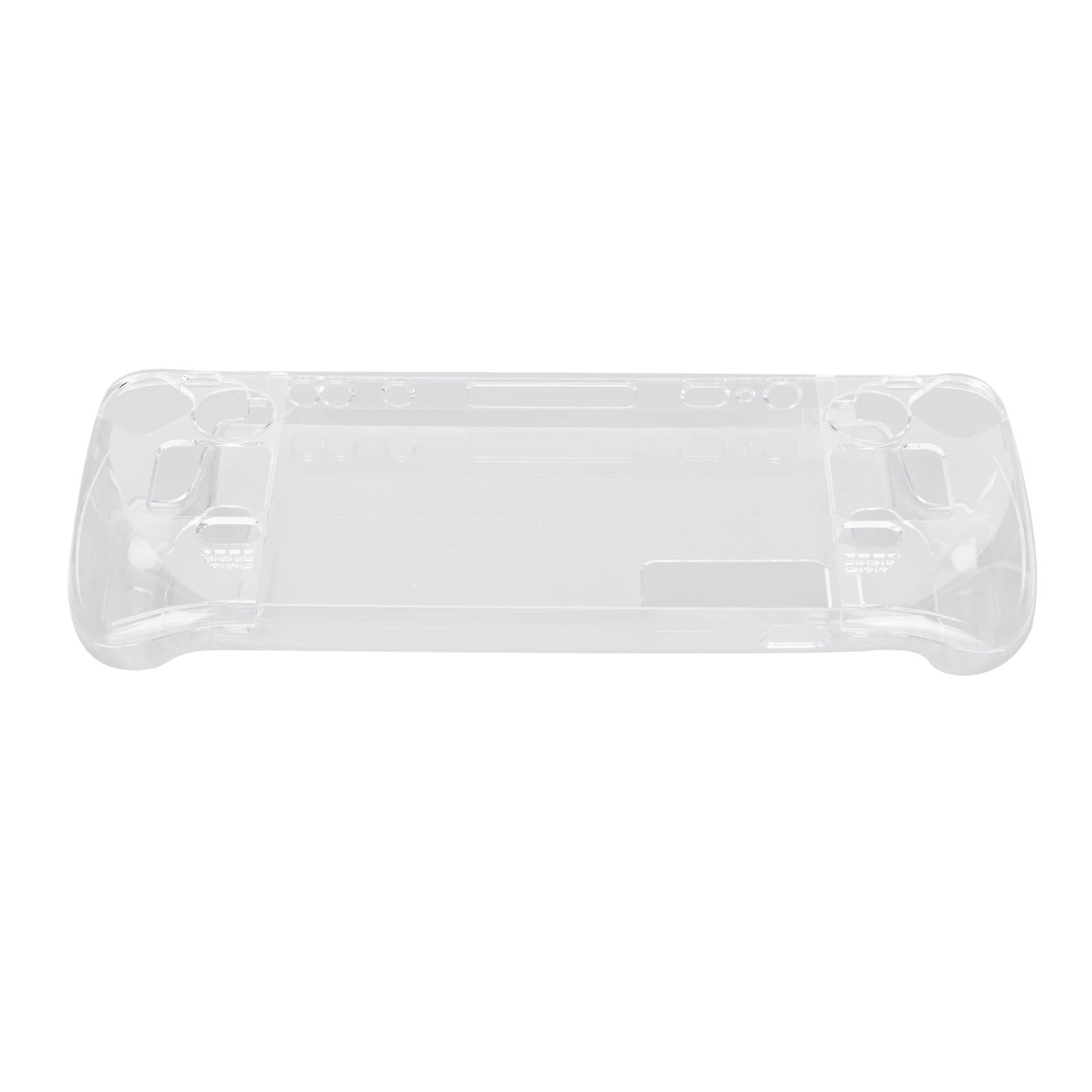 Clear Hard PC Case for Steam Deck, Scratch Resistant Full Protection Cover for Game Console Durable Transparent Shell