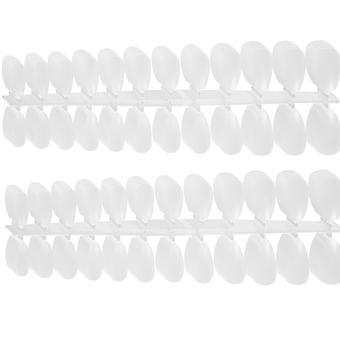 288pcs Nagelspets Falska Falska Naglar Lägenheter Konstgjord Professionell Nagelkonst Tips Manikyr Tips