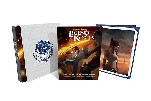 The Legend Of Korra The Art Of The Animated Seriesbook One Air Deluxe Edition Se by Bryan Konietzko Hardback Book