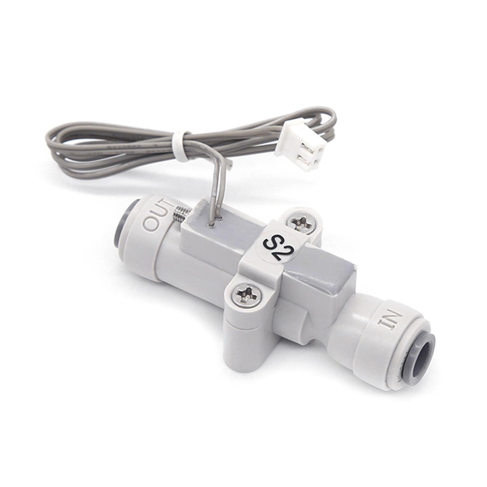 1/4" Water Flow Sensor Food-grade Switch Flowmeter Fluid Meter for Purifier