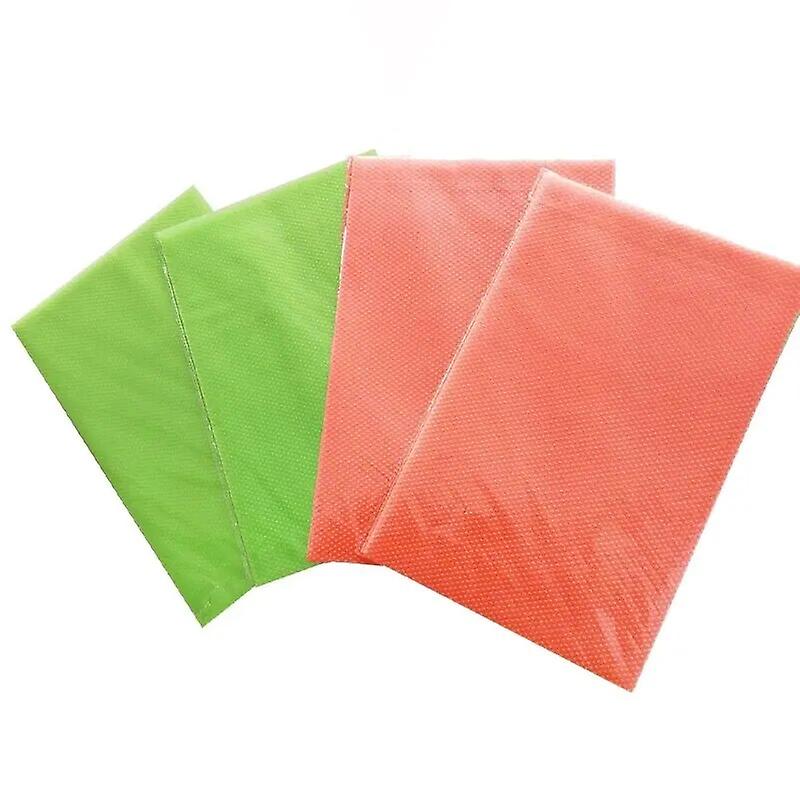4pcs/set Anti Fouling Refrigerator Mat Anti Mold Suitable For Dining Tables Drawers Cabinets Can Be Cut For Multiple Purposes