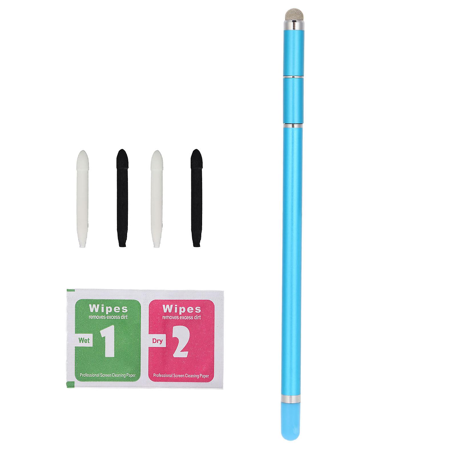 Stylus Pen 4 in 1 Wear Resistant Fiber Nib Mobile Phone Tablet Painting Handwriting Capacitive Stylus