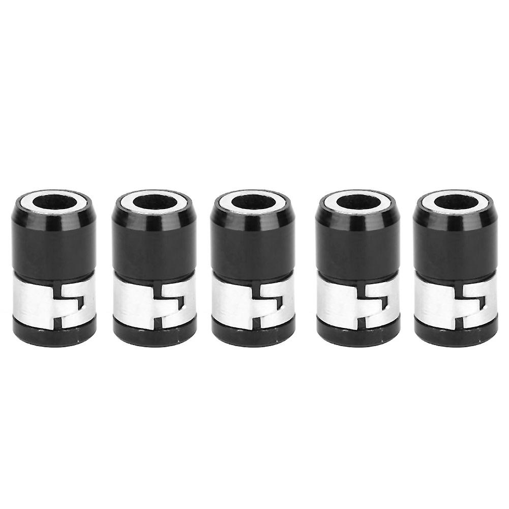 Risegun Screwdriver Bit Magnetic Ring Magnetic Ring for 1/4'' Screwdriver Bit, 21mm Length, 5 Pcs Pack