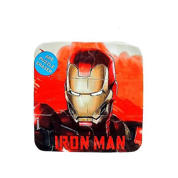 Iron Man Puzzle Eraser (Pack of 6)