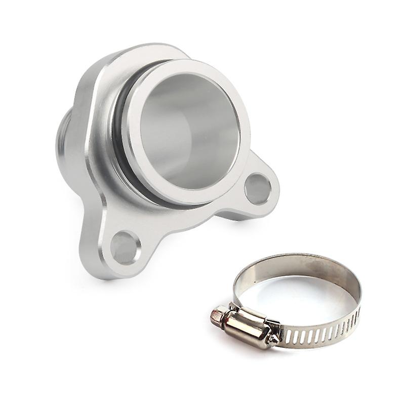 Applicable to BMW 335i automobile water pipe connector with clamp aluminum silver