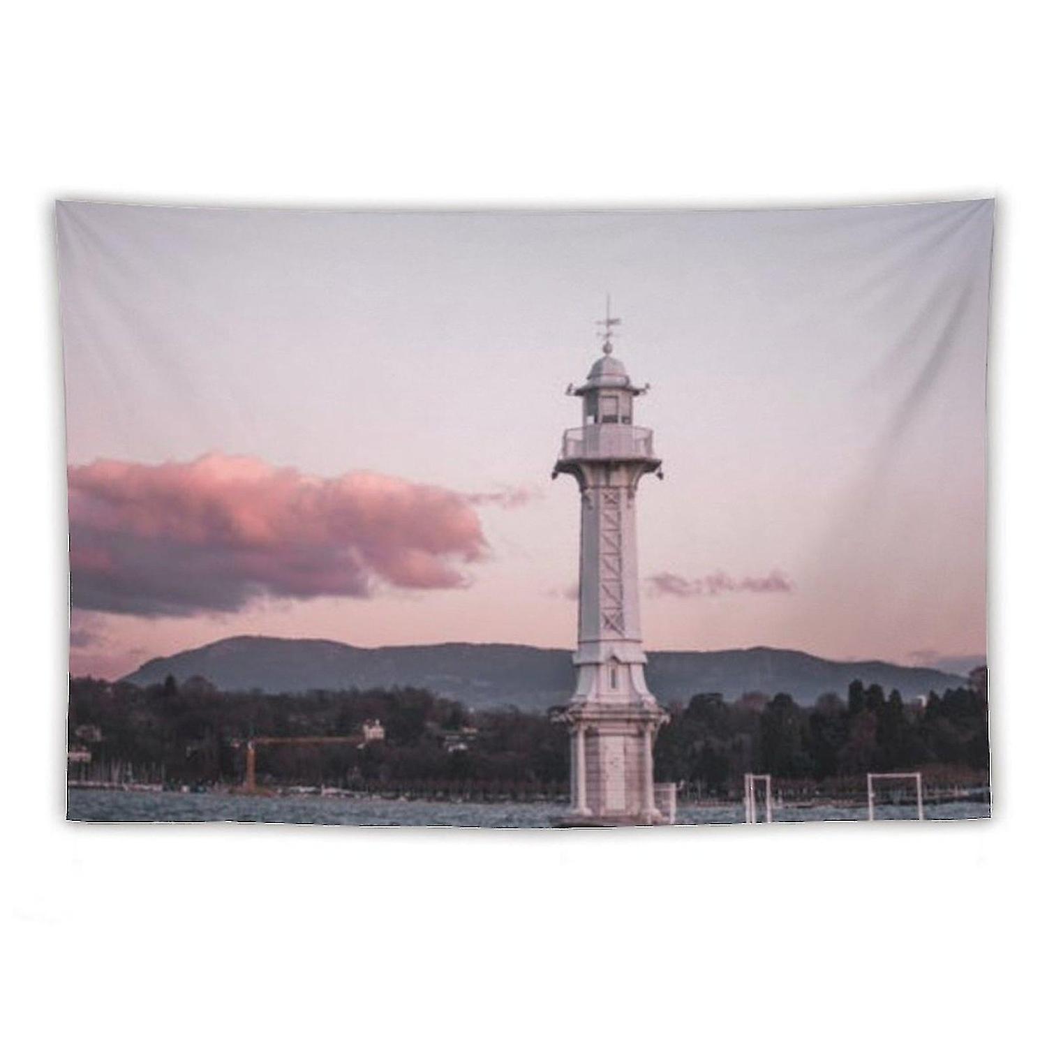 lighthouse print art tapestry