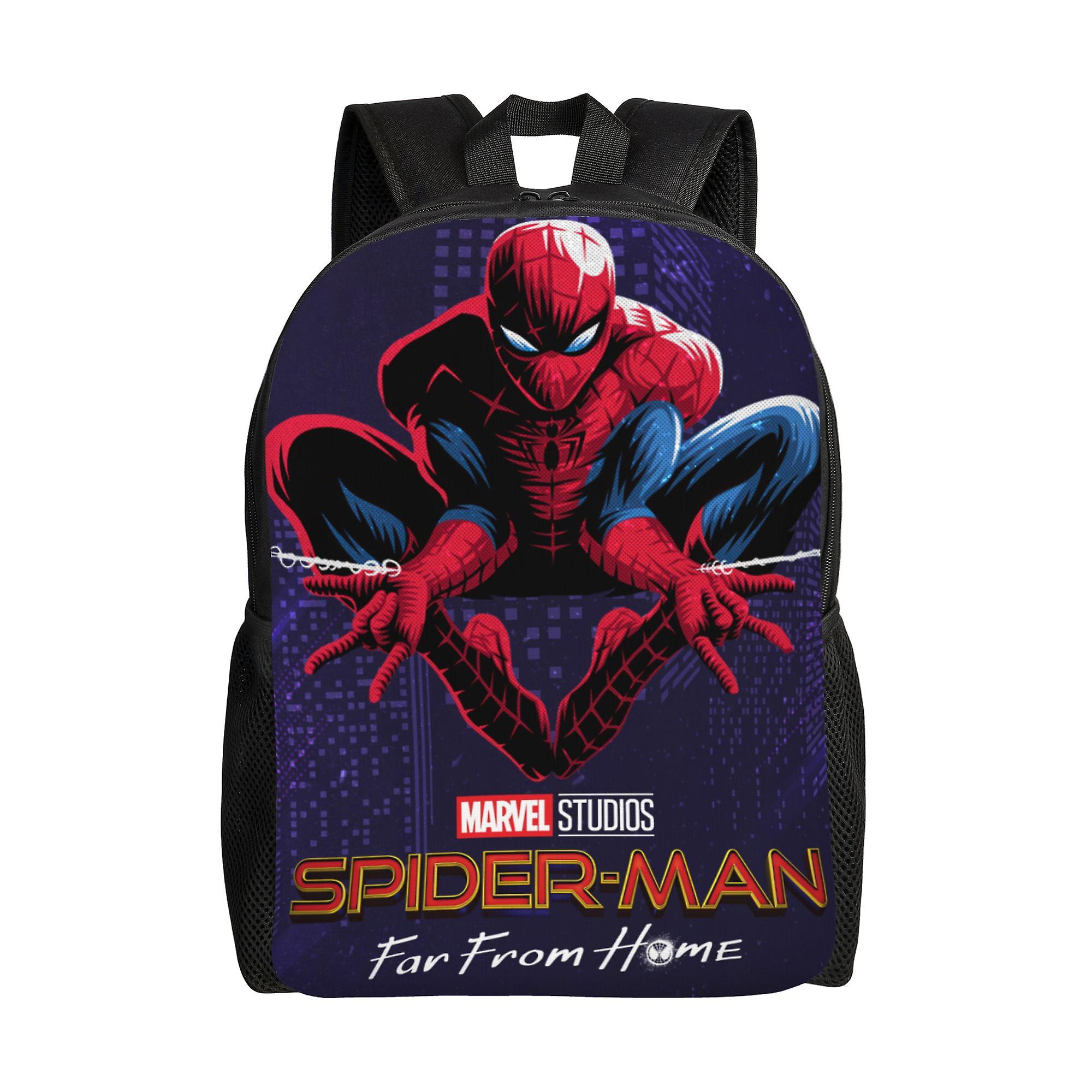 Spider Man Backpack, Adult Kids Simple Lightweight Casual Backpack for Children Student, Travel Backpack Laptop Backpack for College Work Camping