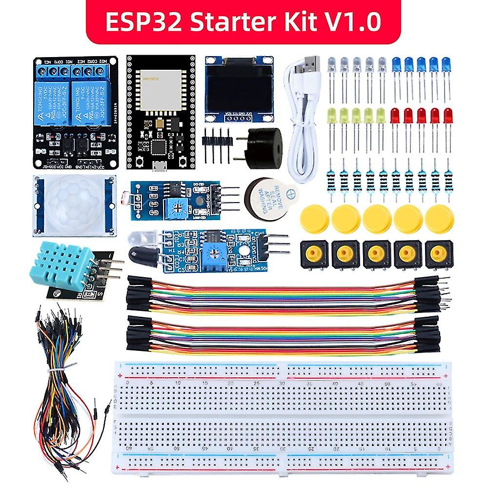 Super Starter Kit For Esp32 Esp-32s Wifi I Ot Development Board For Arduino Project, Great Fun Schoo