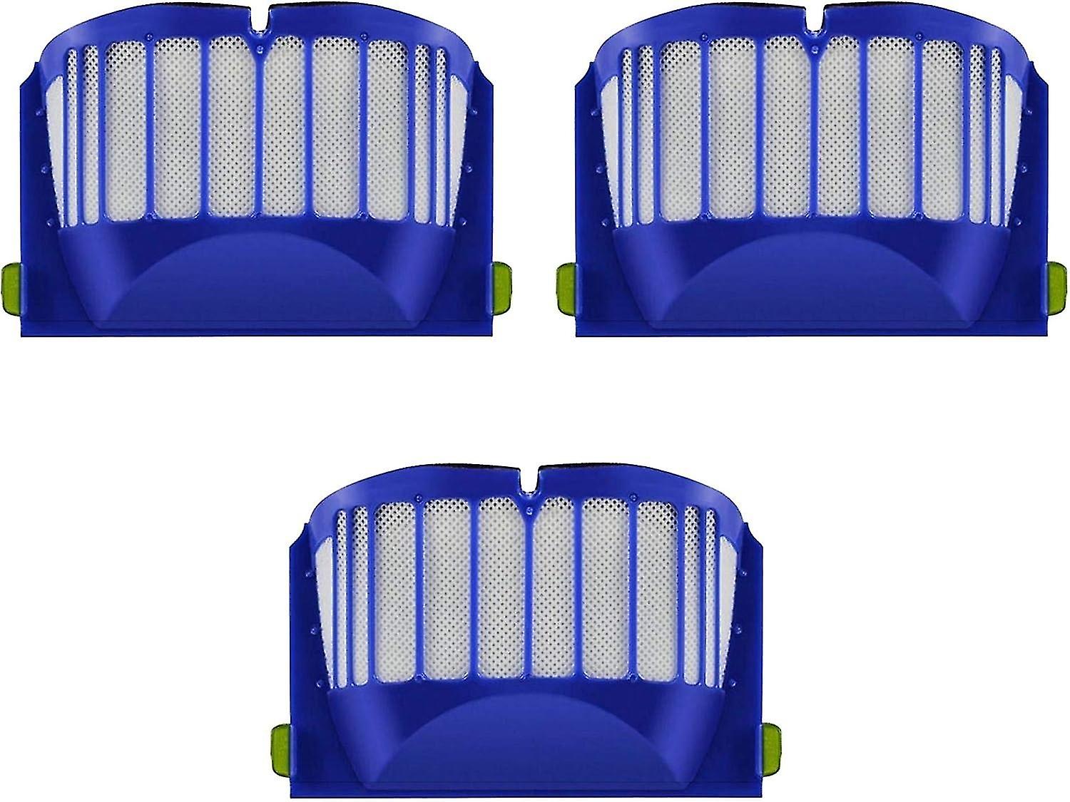 Kit 3 filters for Roomba 600 Lot of spare parts for filter series 6. Spare part with three filters.