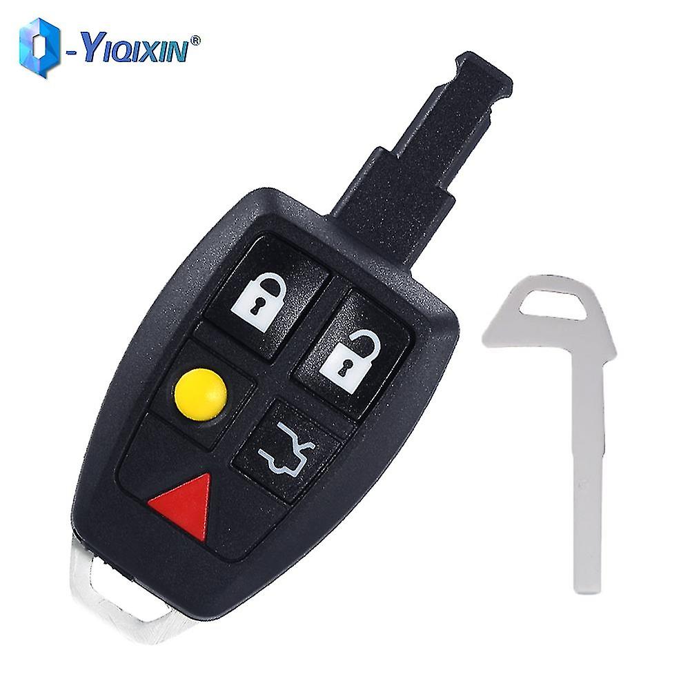 5 Buttons Remote Car Key Case Shell For Volvo S40 C70 Xc90 V70 S60 V50 C30 2008 2009 2010 2011 Cover