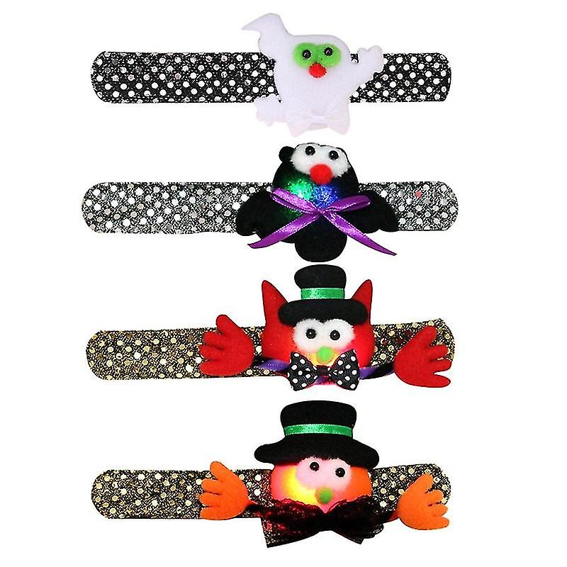 4pcs Snap Bracelets For Halloween Decorations