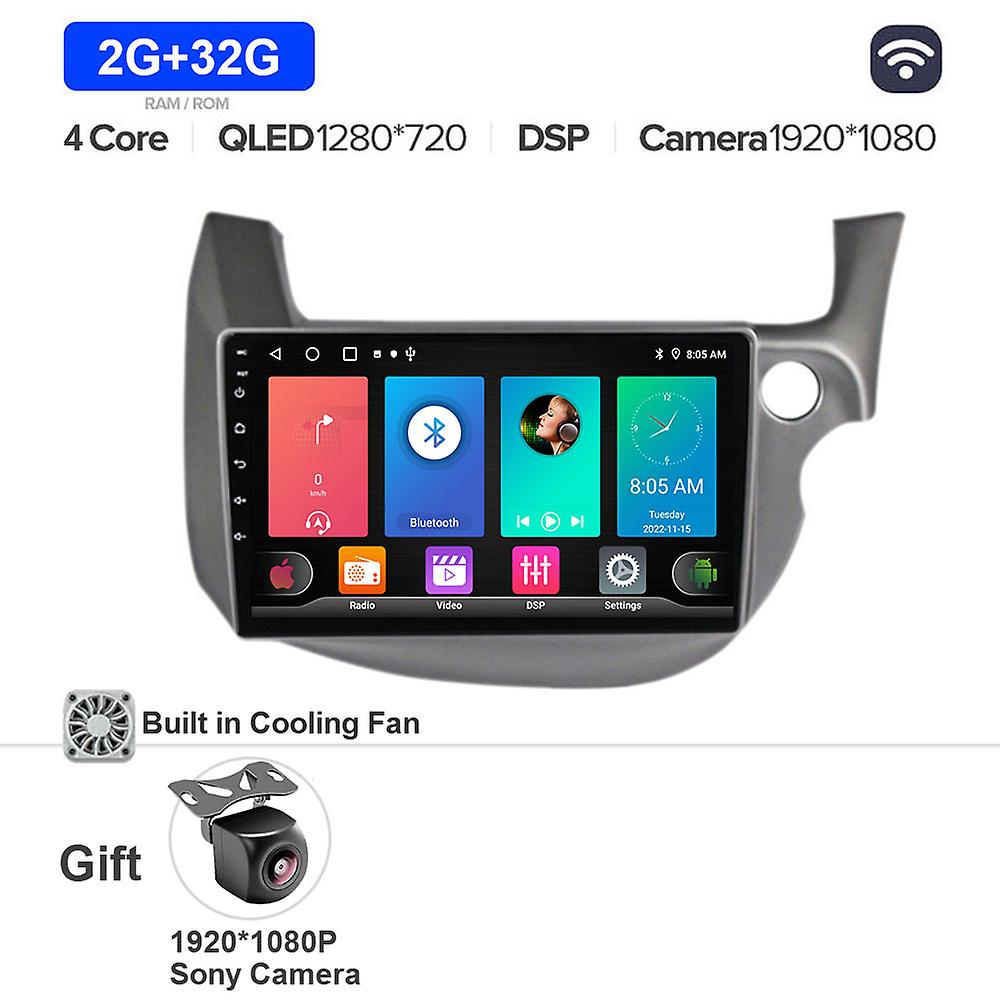 Android 13 Rhd Car Radio For Honda Fit Jazz 2007 - 2013 Stero Multimedia Video Player Gps Navigation 4g Wifi Carplay Head Unit
