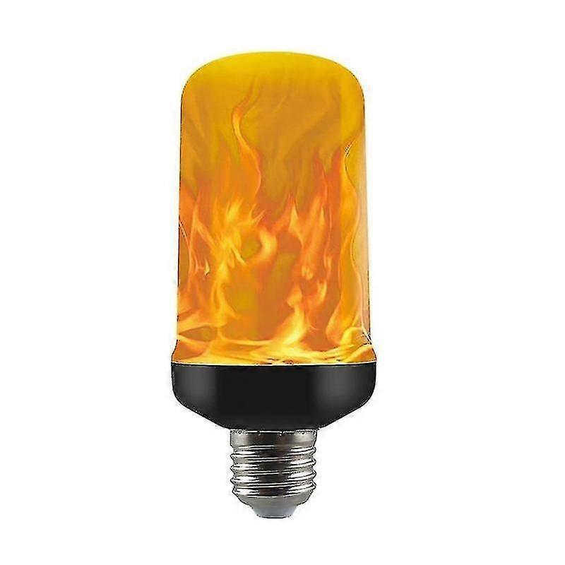 Led E27 Flame Bulb Ac85-265v Corn Bulb Creative Flame Flickering Lamp 4 Modes Dynamic Led Flame Effe