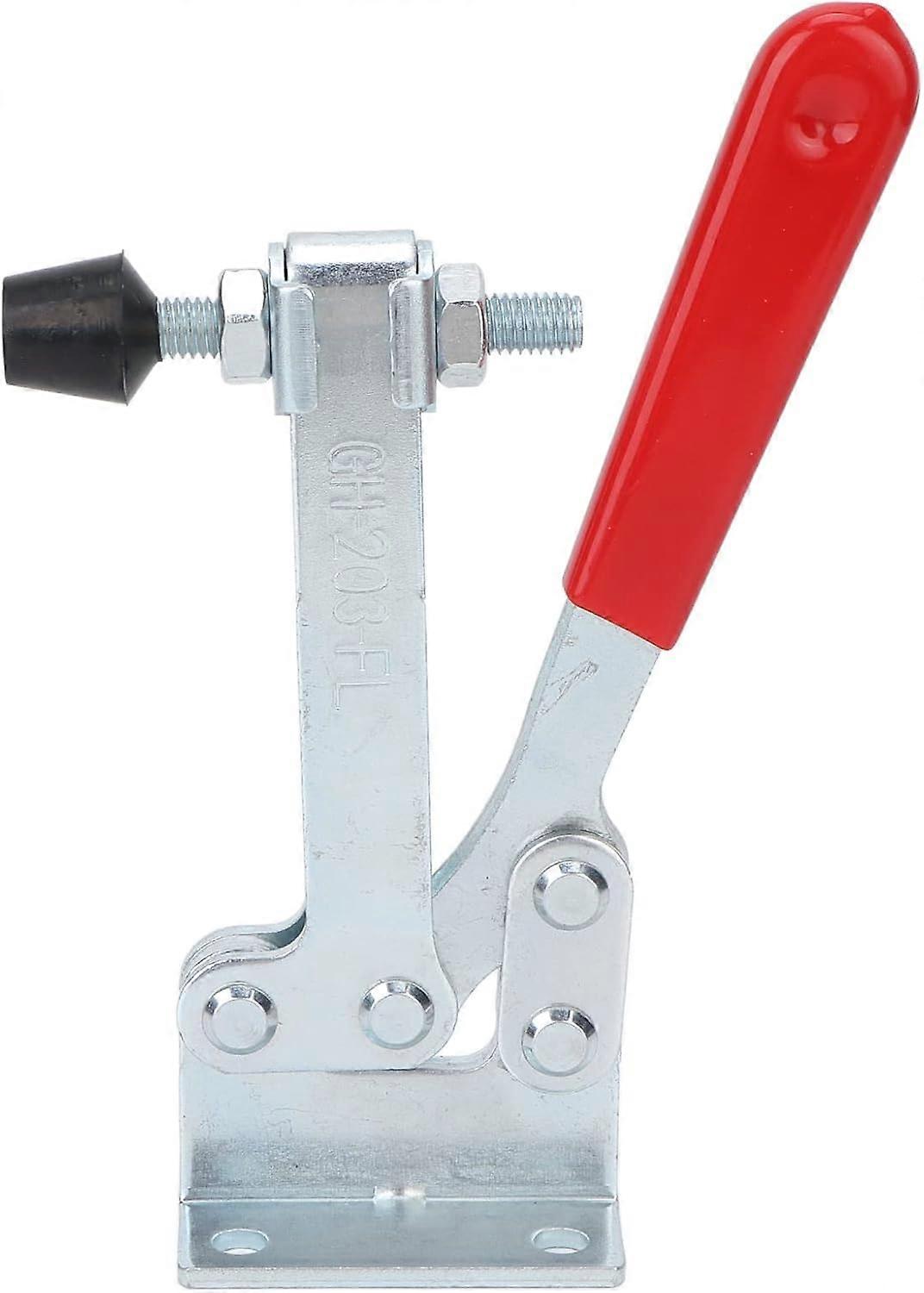 Toggle Clamp, 230kg Clamping Force, High Efficiency, Quick Release Horizontal Toggle Clamp with Plastic Handle for Welding
