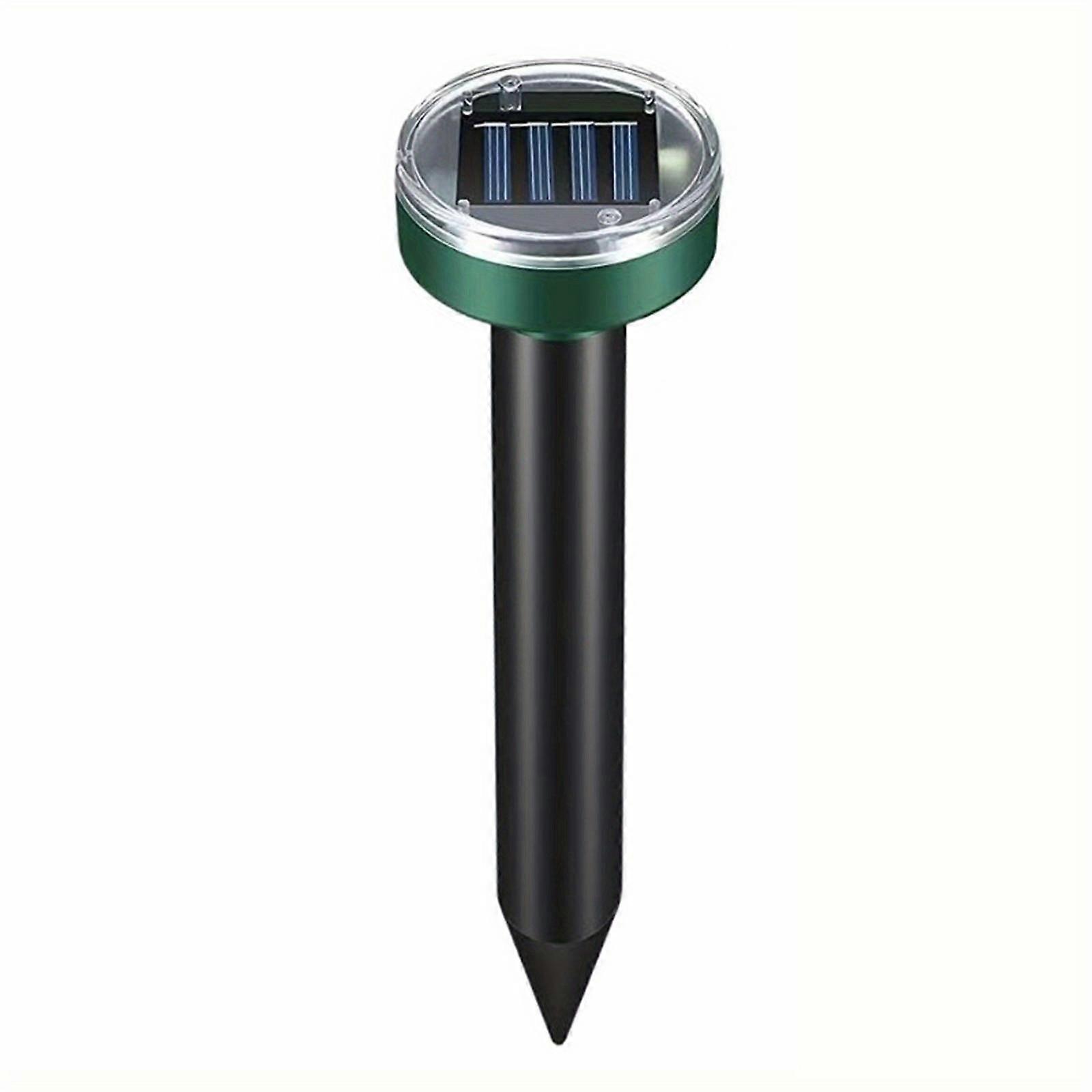 1pc Solar Mole Repellent; Ultrasonic Mole Repellent Solar Powered; Outdoor Waterproof Ultrasonic Snake Repellent For Get Rid Of Mole; Gopher; Snakes; 