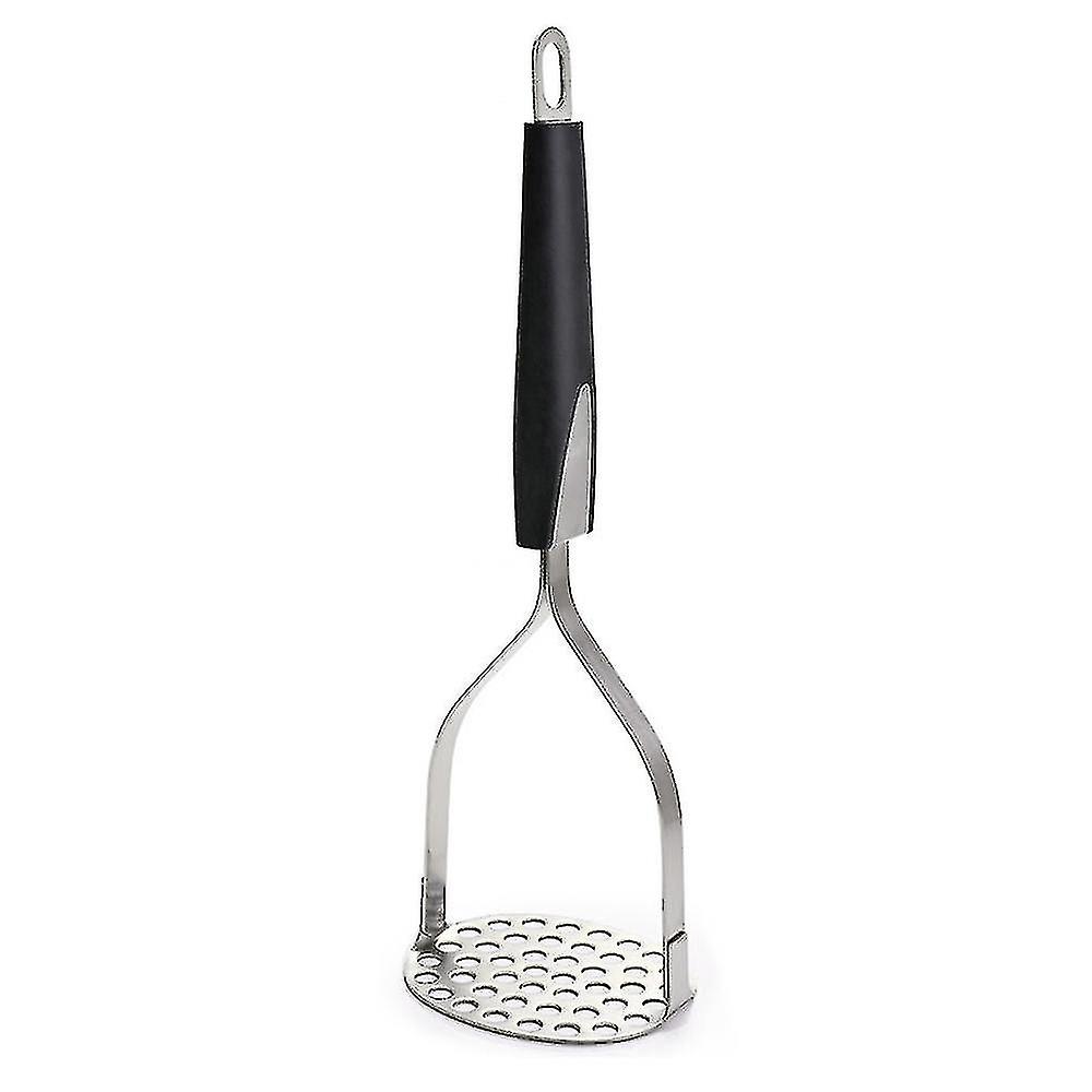 Masher de batata de aço inoxidável com alça horizontal larga e ergonômica