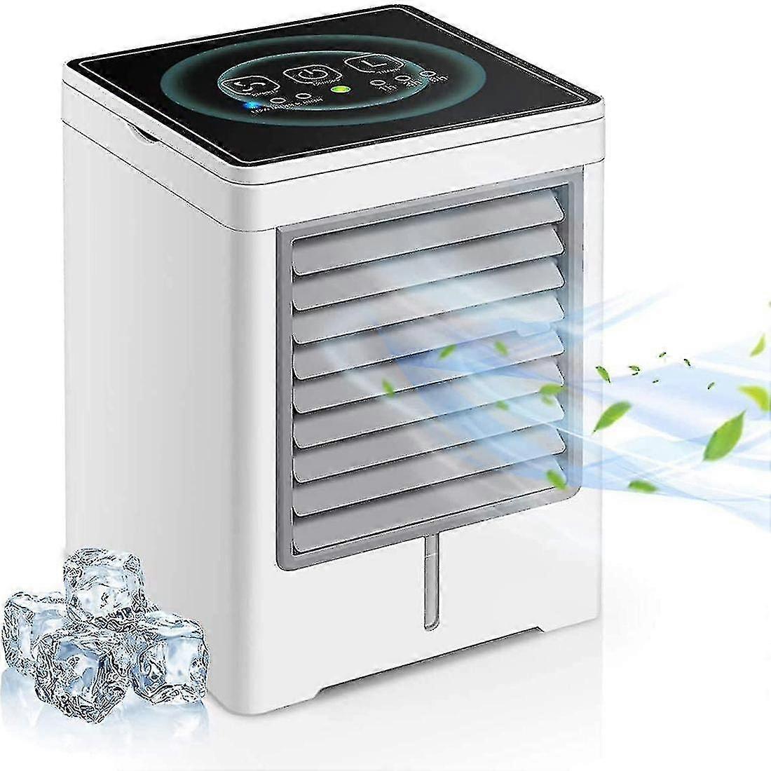 Personal Air Cooler,portable Evaporative Conditioner With 3 Wind Speeds Touch Screen Desktop Cooling Fan,for Home,office