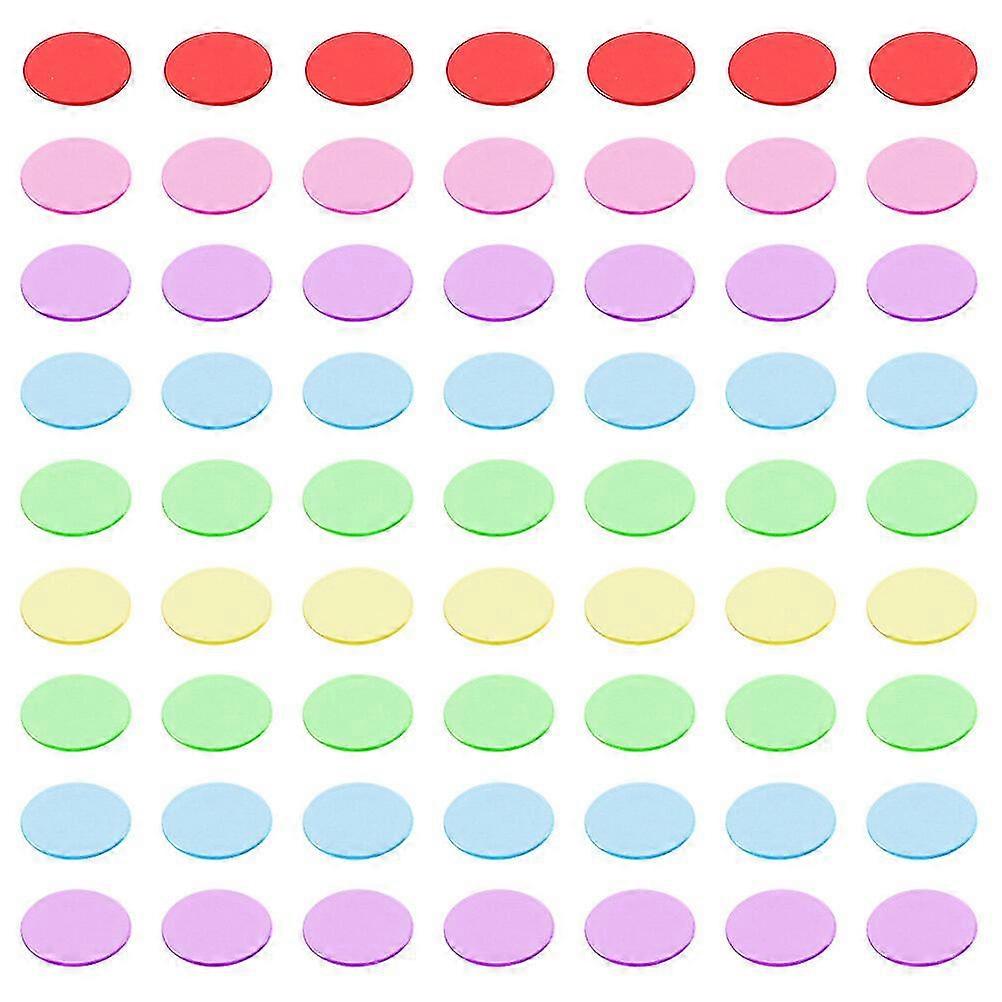 300Pcs Bingo Counting Chips Colorful Bingo Markers Gambling Game Counters