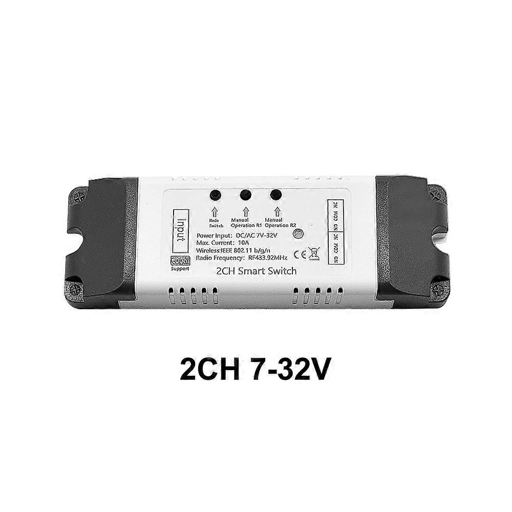 Smart Wifi Light Switch Garage Door Opener Controller 1/2/4 Gang RF 433 Module Tuya App Wireless Remote Control Work With Alexa