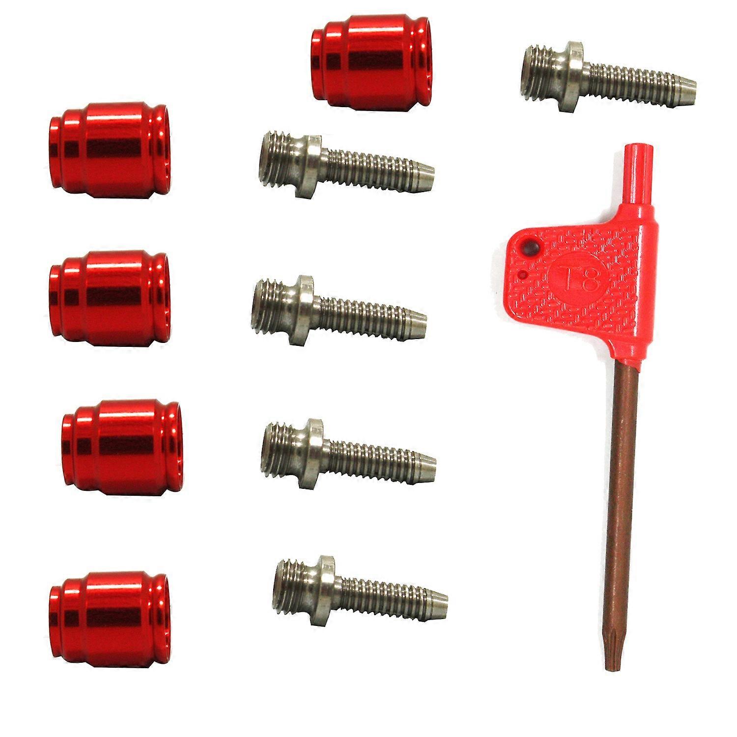 Bike Brake Hose Olive Connector Disc Brake Aluminum Alloy Olive and Steel Connecting Insert for SRAM AVID Oil Disc