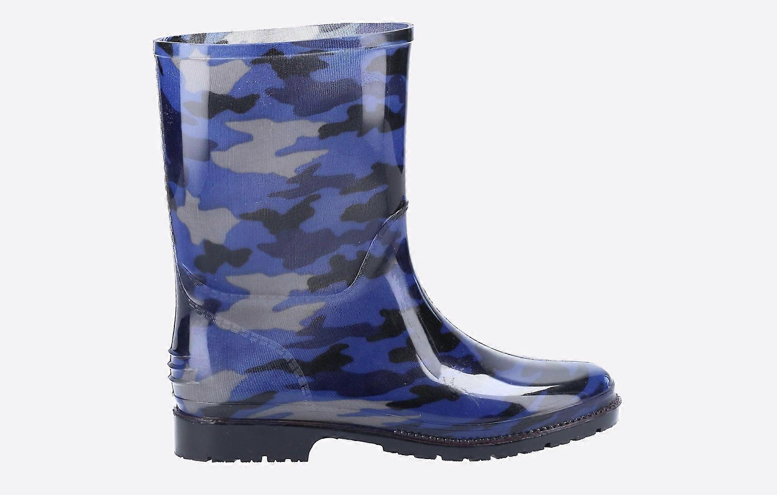 Cotswold Blue Camo WATERPROOF Junior Navy Camo