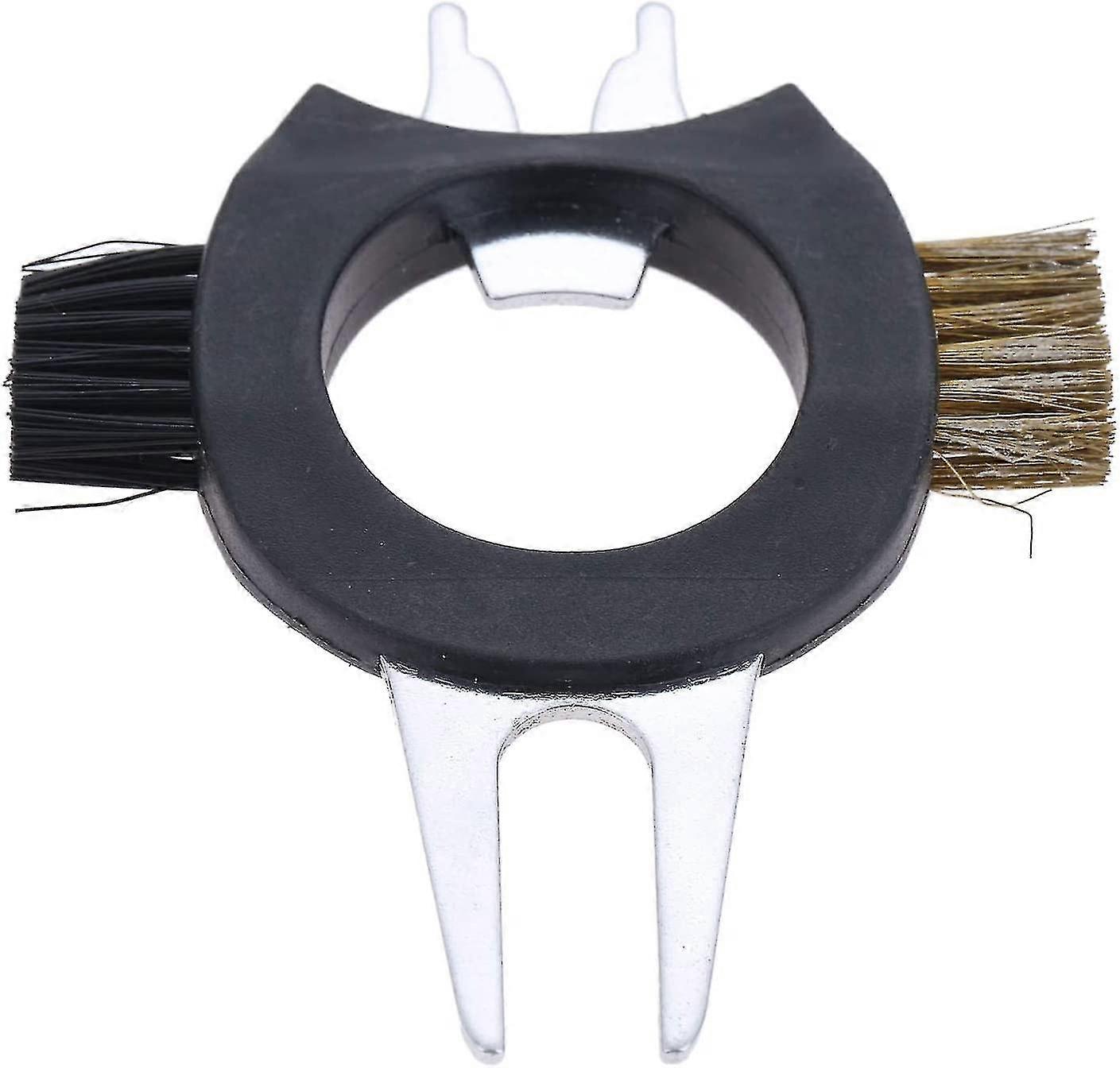 1 قطعة جولف شوكة فرشاة البلاستيك المعادن 85mm X 70mm متعددة الوظائف أداة ديفوت