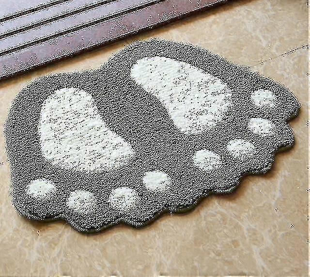 bjxy footprint floor mat bathroom