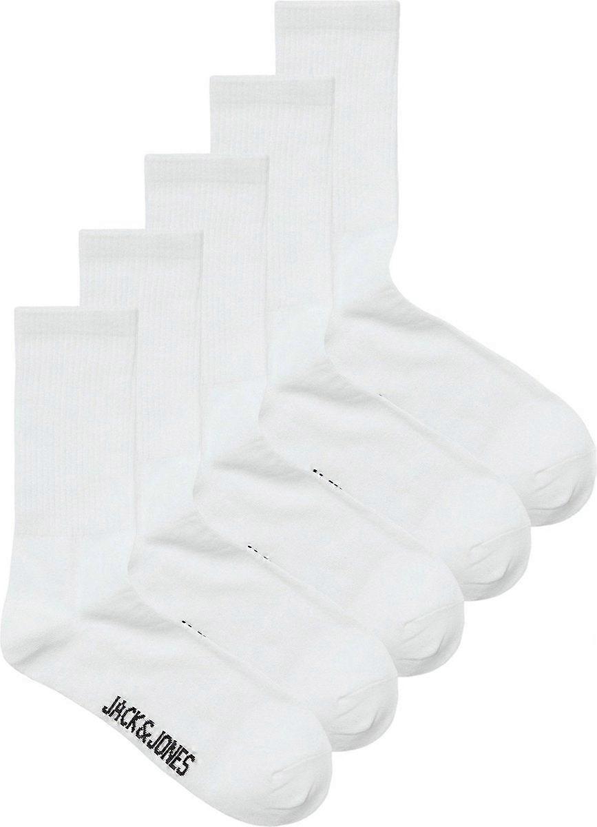 Jack & Jones 5 Pack Jacbasic Tennis Socks - One Size (7-11)