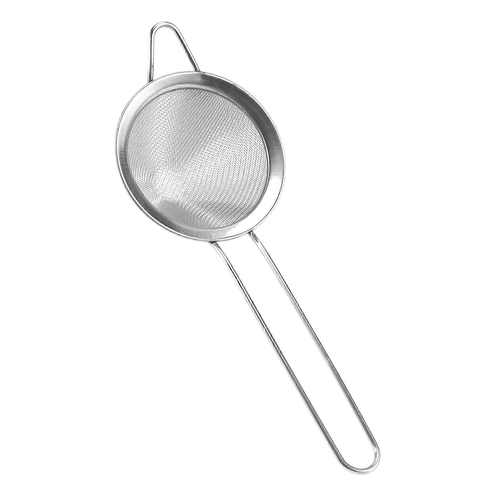 Tea Strainer, 3.3 Inch Fine Mesh Sieve Strainer Stainless Steel Mesh Strainer with Handle for Strai