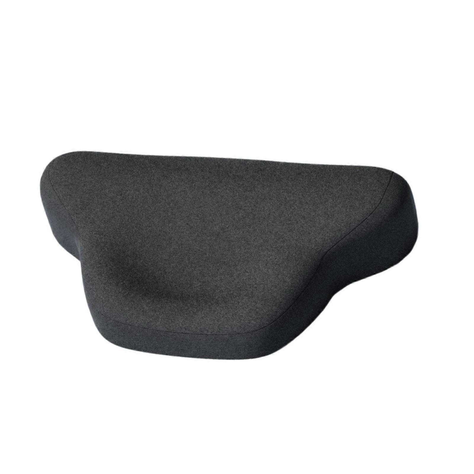 Cervical Pillow Triangular Special Pillow Easy to Clean Odorless Neck Pillow Dark Gray