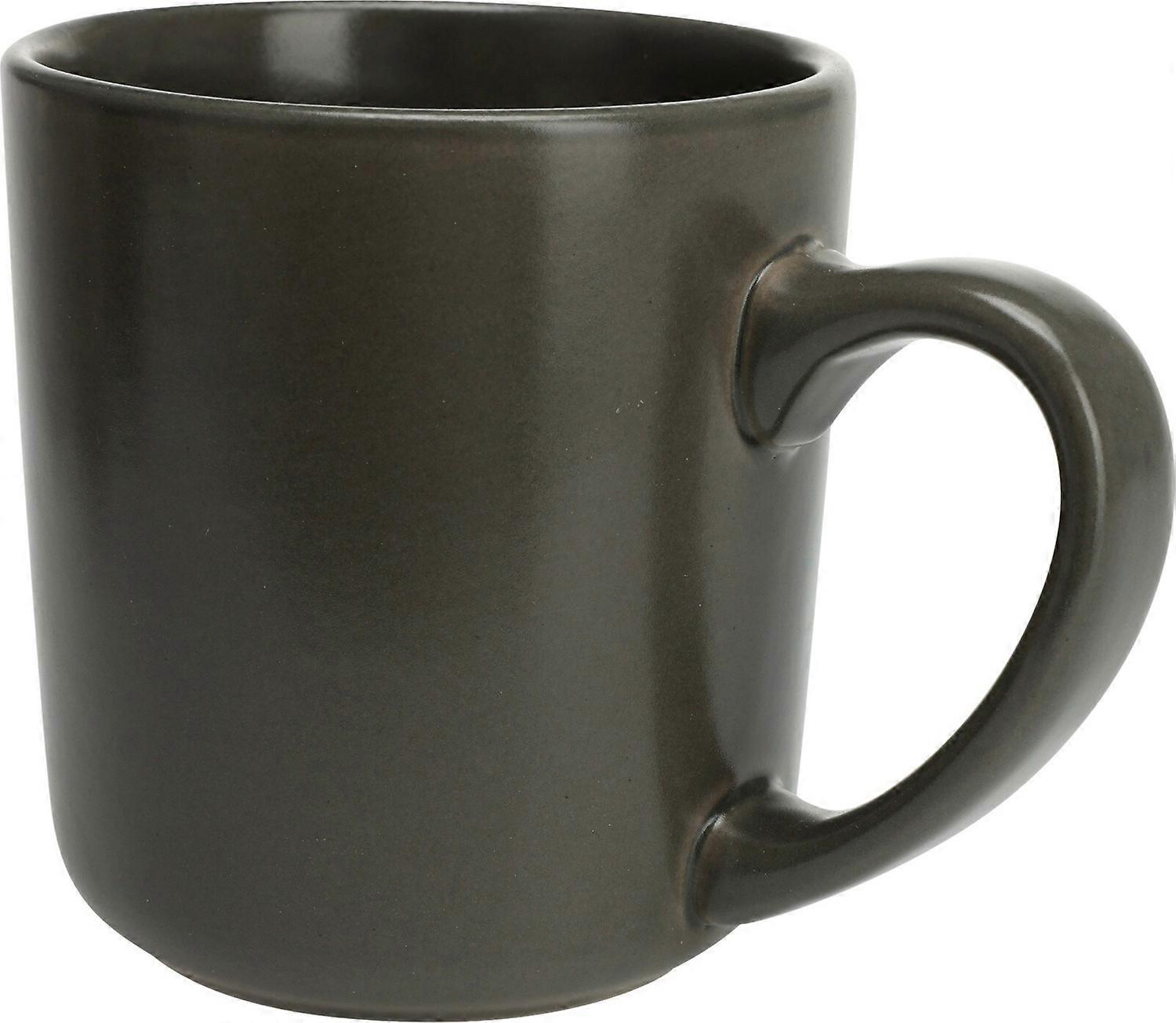 Mugg Vit Svart Grå Beige Keramik 4-pack