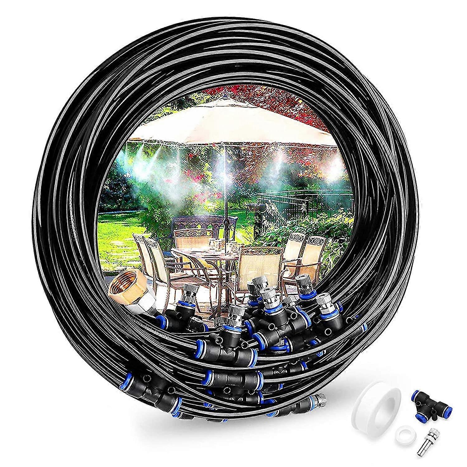 مجموعات الري نظام التغشية ، نظام التغشية الخارجية 10 أمتار ، نظام رذاذ الفناء ، مثالي للظلة ، شرفة المراقبة ، حمام السباحة ، الدفيئة ، الحديقة