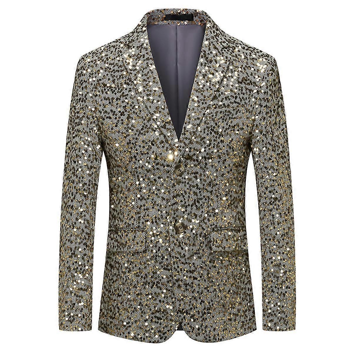 Men's Luxury Slim Fit Sequin Dress Jacket