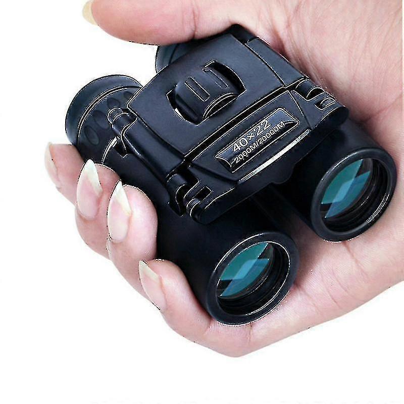 Hd Binoclu puternic 2000m Long Range Pliere Mini Telescope1pcs-negru