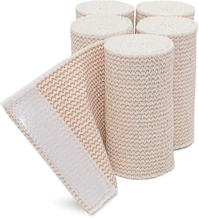 Cotton Elastic Bandage, Stretch Length, Hook And Loop Closure