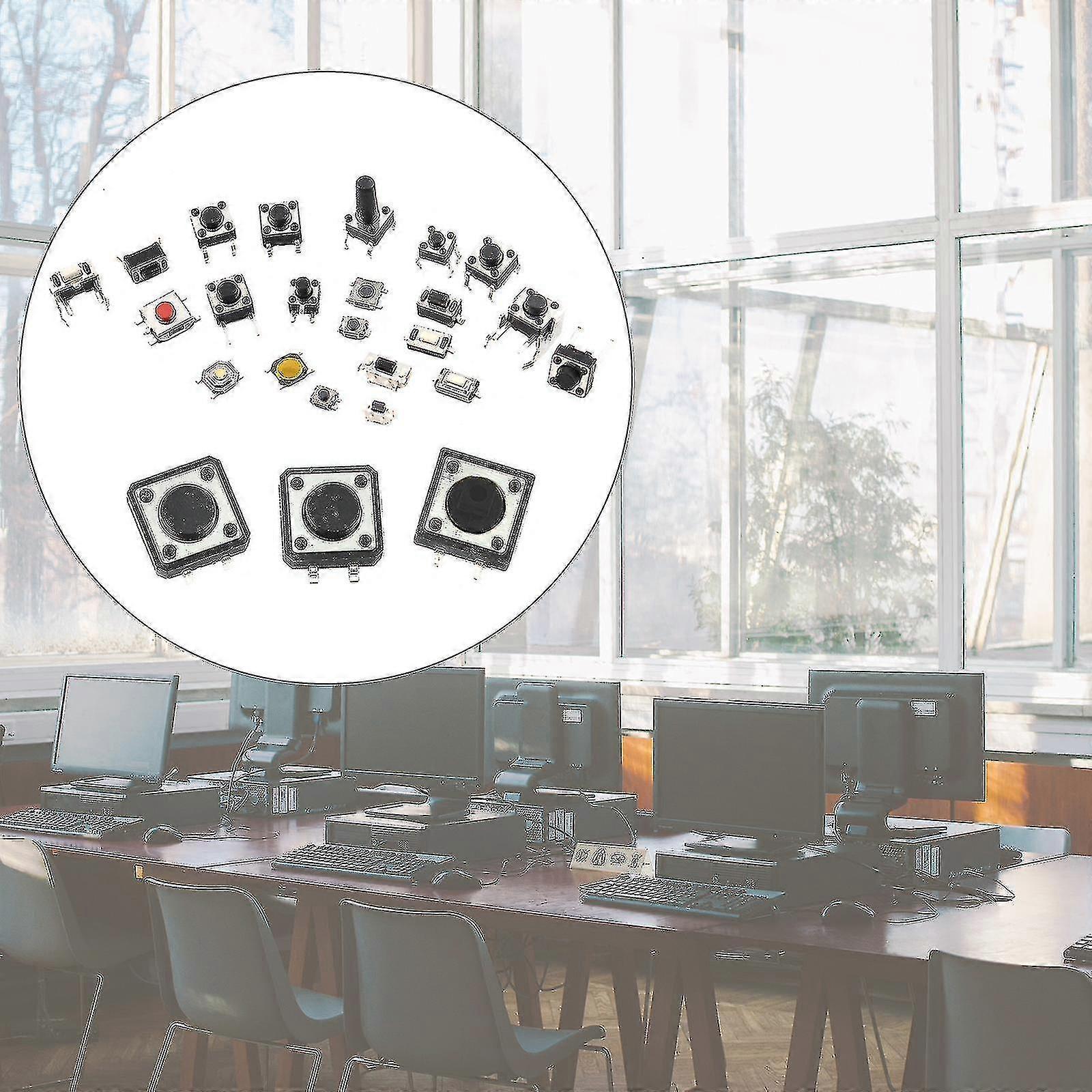 125pcs Micro Switch Car Remote Control Button Switches Smd Dip Assortment Kit