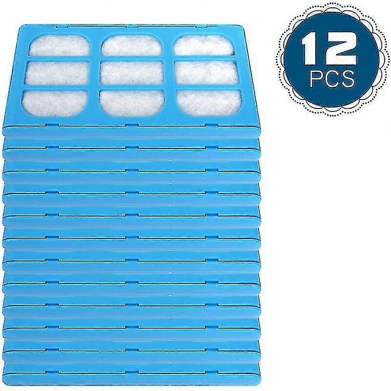 -12 Pcs Pet Water Fountain Filter Replacement Water Filter Cartridges Compatible With Cat & Dog Mate Fountains Mate