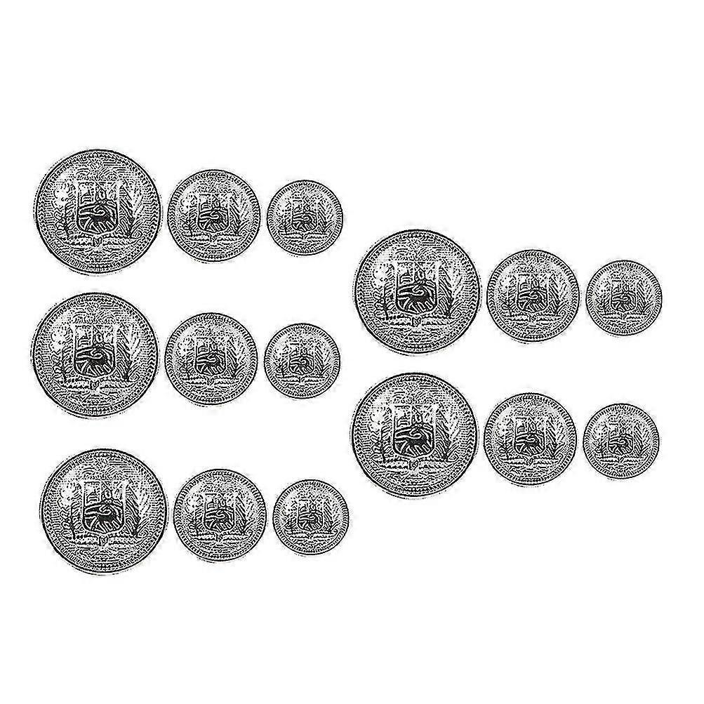 30pcs Metal Blazer Button British Style Metal Buttons Decorative Buttons For Blazer Suits Uniform Jacket Silver