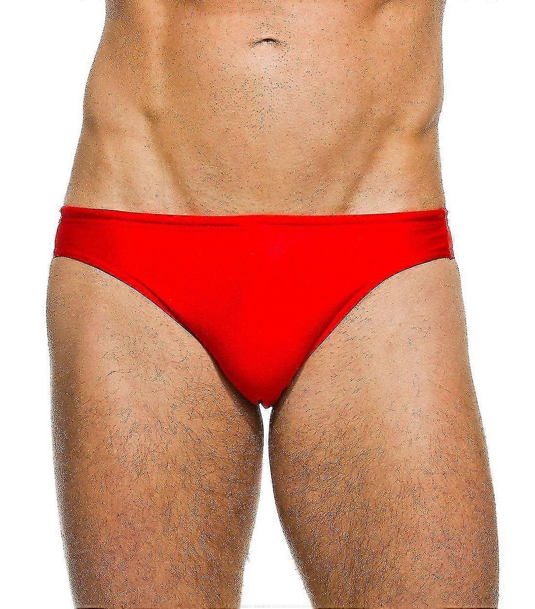 Herren Badehose Rot