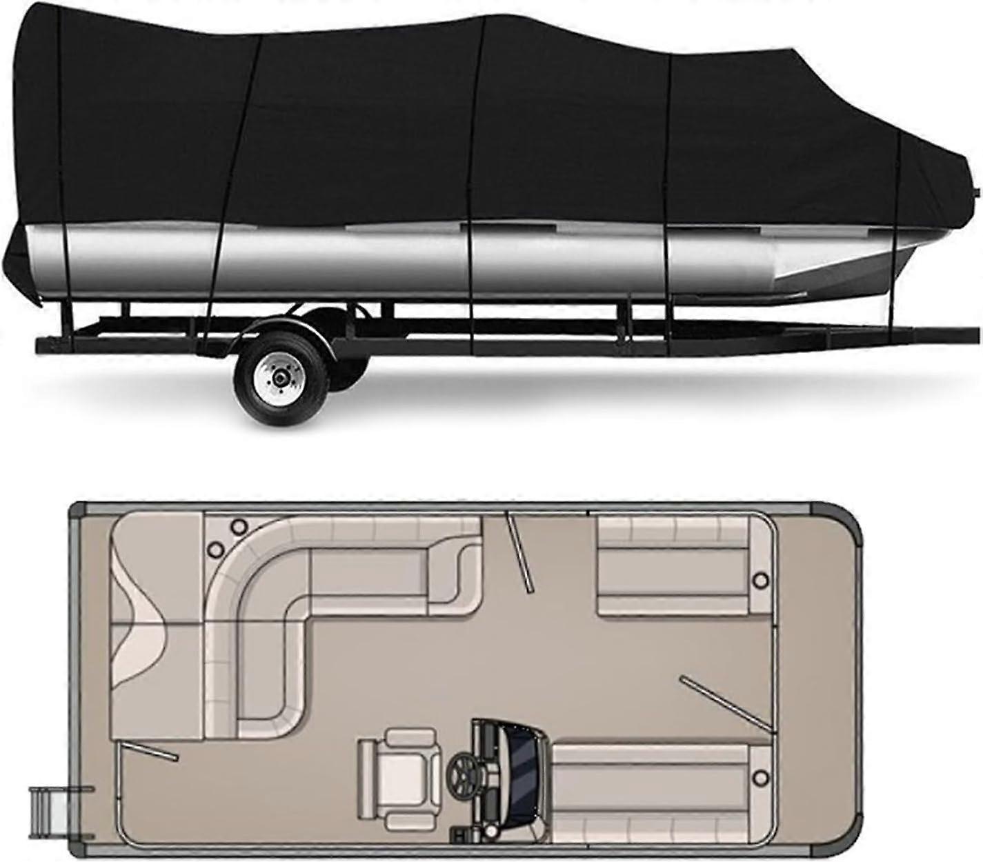 غطاء القارب 17-20Ft 21-24Ft الثقيلة 600D غطاء قارب عائم مقاوم للماء شعاع تزلج الأسماك 96 '' أغطية رباط مضادة للأشعة فوق البنفسجية