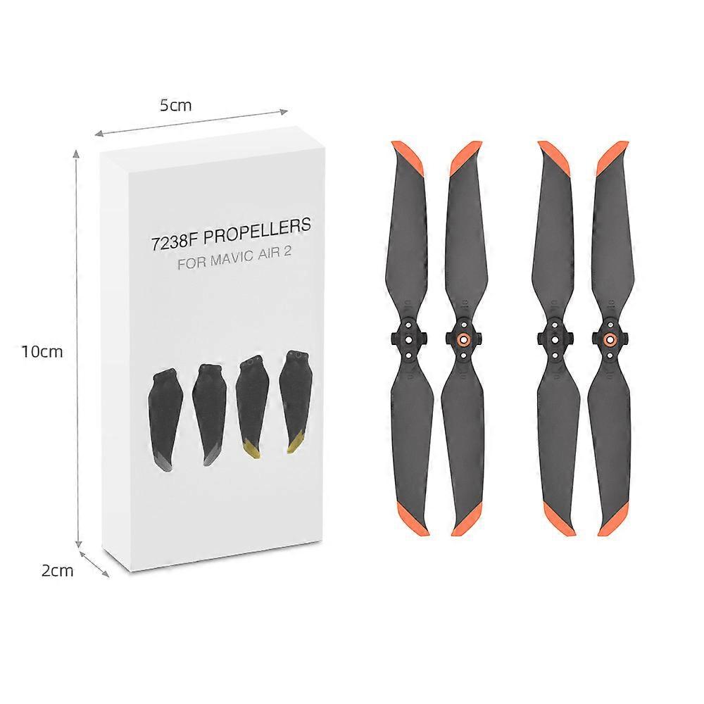 Suitable For Dji Majesty Air 2s Propeller Orange Side Propeller 2 Pairs Boxed