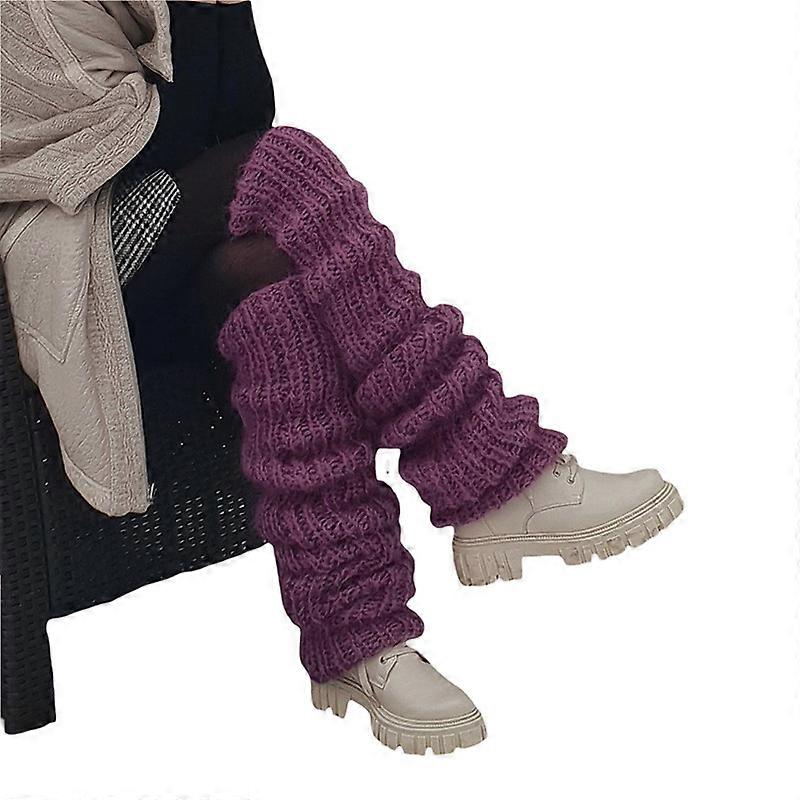 מחממי רגליים לנשים אסקריות שנות ה -80 שנות ה -90 רגל גותית מחממת בנות קוואי בסגנון יפני לסרוג