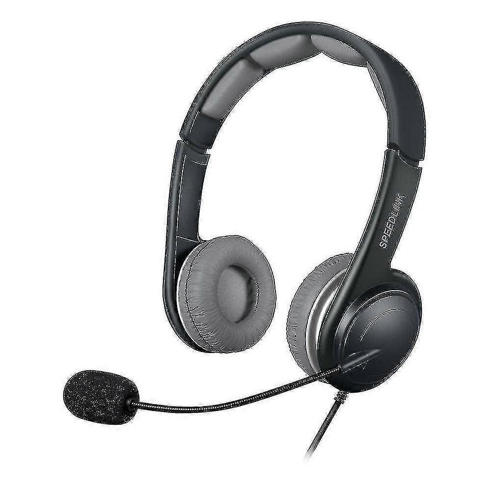 Sonid Usb Stereo Headset With Microphone Black/grey