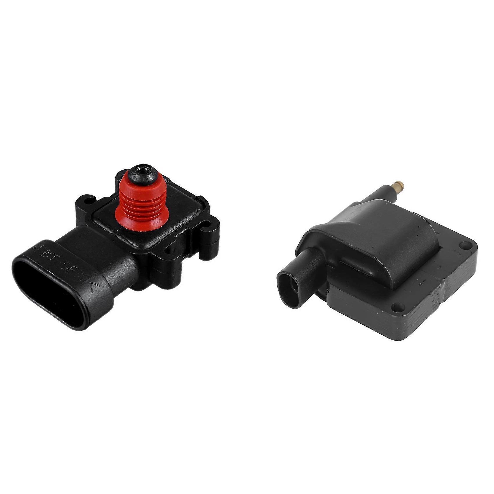 3 Bar Air Intake Pressure MAP Sensor for LS1 LS6 LS7 with Car Ignition Coil for Plymouth 90-97