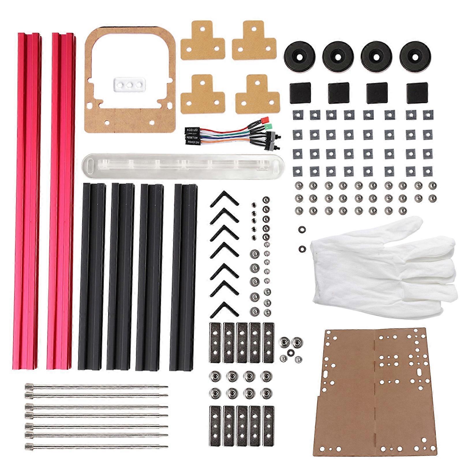 DIY Mini Open Aluminum Alloy Frame ATX Motherboard PC Computer Case